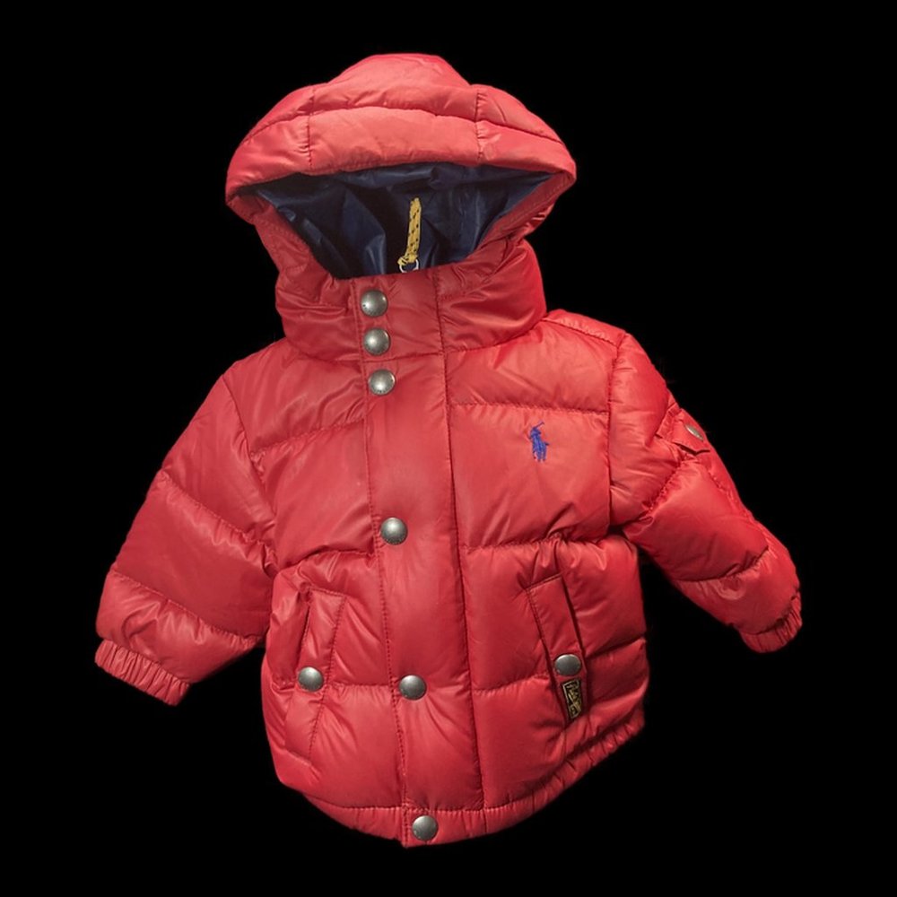 *Polo Ralph Lauren Kids Down Puffer Jacket Coat - Red